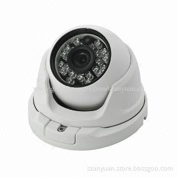 Vandal-proof IR CCTV Dome Camera with 1.3MP, 1000TVL, 720P and 20m IR range